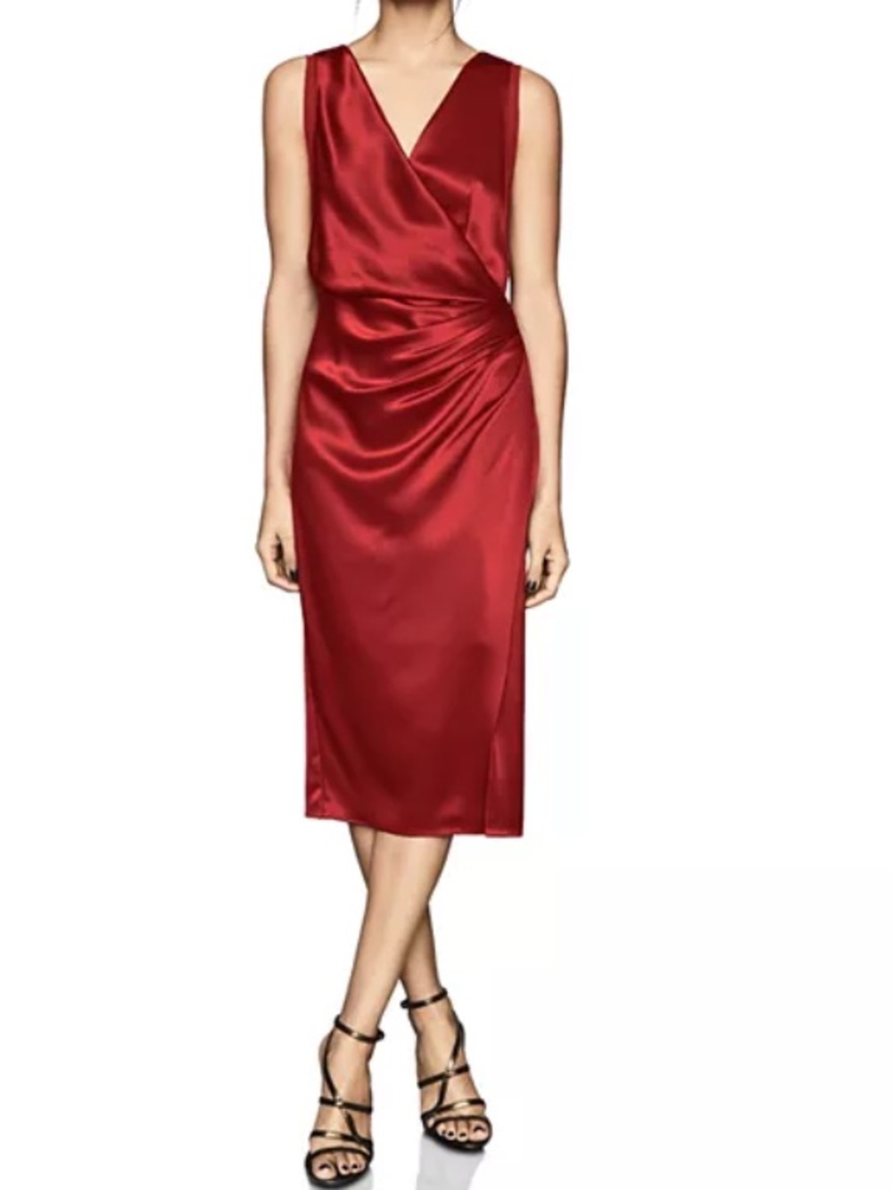 Reiss Lucine Draped Cocktail Dress